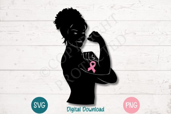 Download Strong Woman Breast Cancer Awareness SVG - Premium Bundle