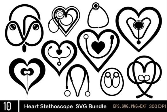 Download Stethoscope SVG Bundel, Nurse SVG - Bundel Collection