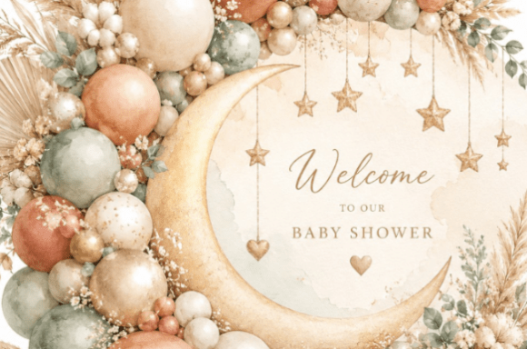 Download Elegant Bohemian Watercolor Balloon - Bohemian Collection