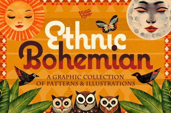 Download VVDS Ethnic Bohemian Graphic Collection - Bohemian Collection