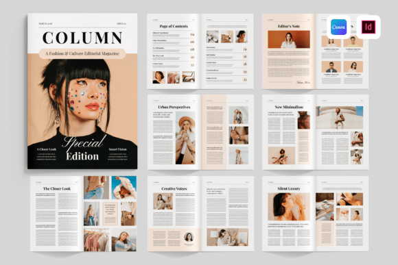 Download Magazine Design Layout | Canva &amp; Indd - Layout Collection
