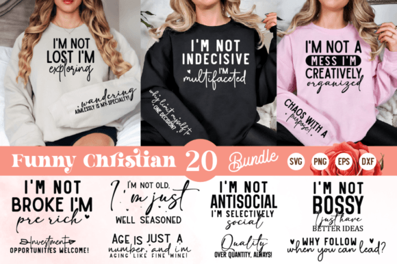 Download Funny Christian Sleeve SVG Bundle - Premium Resources